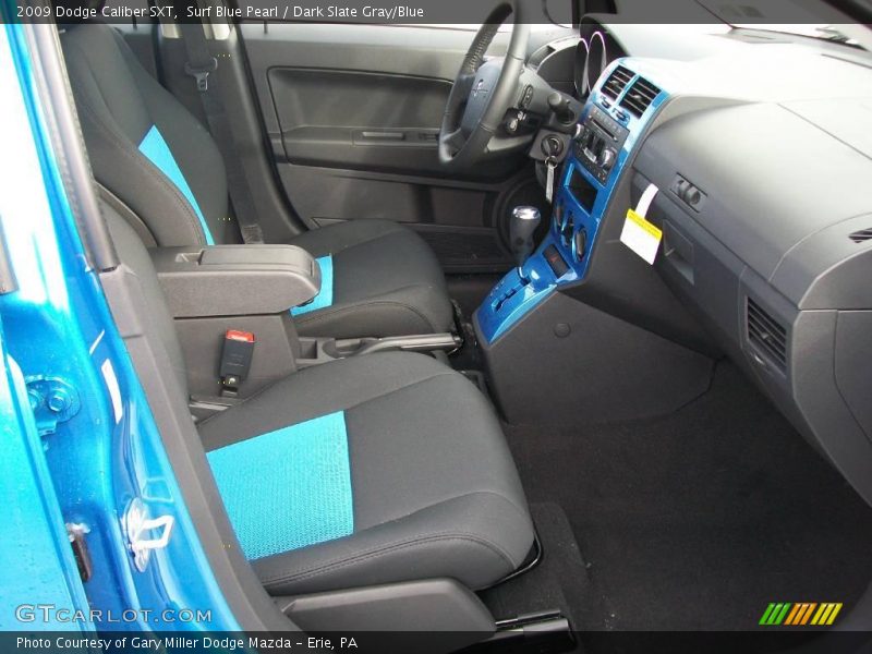 Surf Blue Pearl / Dark Slate Gray/Blue 2009 Dodge Caliber SXT