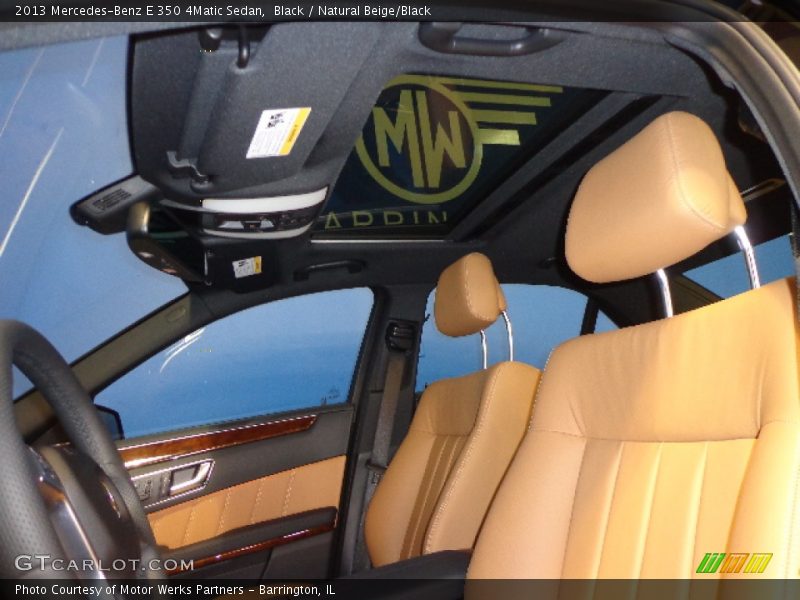Black / Natural Beige/Black 2013 Mercedes-Benz E 350 4Matic Sedan