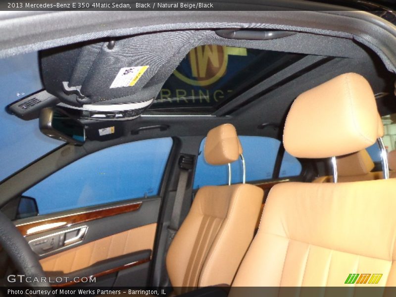Black / Natural Beige/Black 2013 Mercedes-Benz E 350 4Matic Sedan
