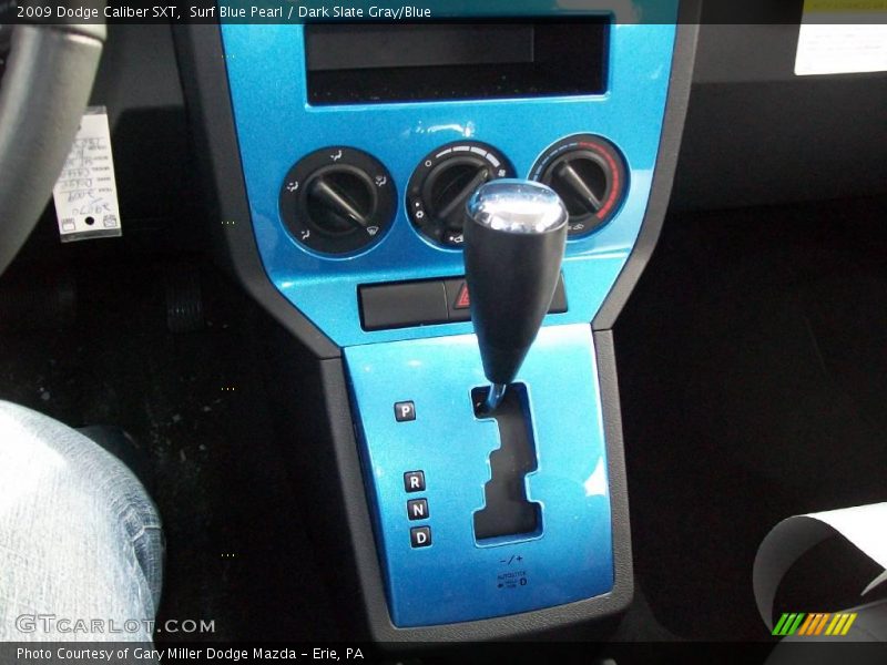Surf Blue Pearl / Dark Slate Gray/Blue 2009 Dodge Caliber SXT