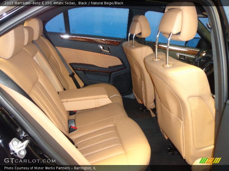 Black / Natural Beige/Black 2013 Mercedes-Benz E 350 4Matic Sedan