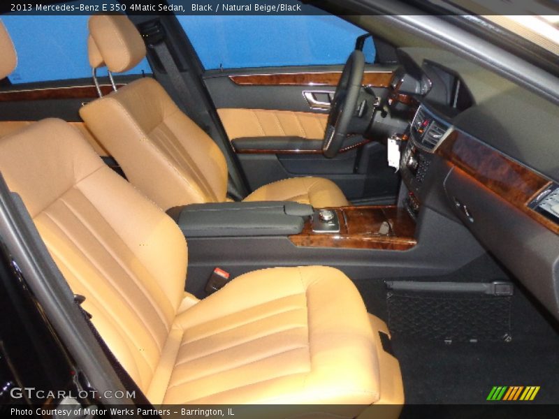 Black / Natural Beige/Black 2013 Mercedes-Benz E 350 4Matic Sedan