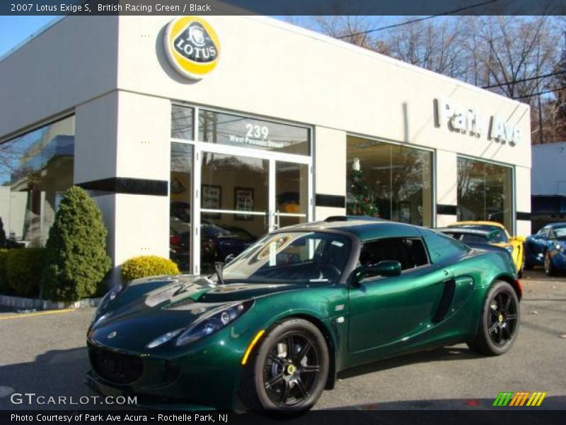 British Racing Green / Black 2007 Lotus Exige S