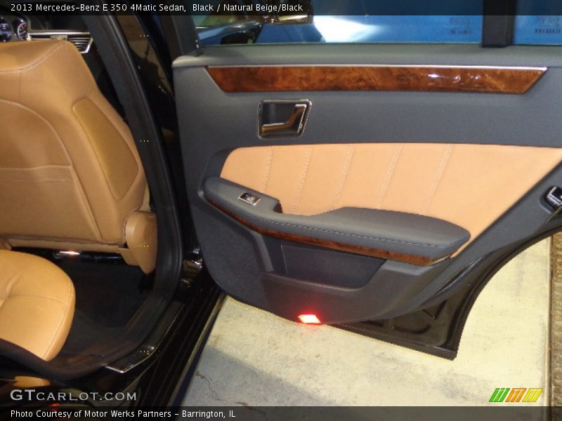 Black / Natural Beige/Black 2013 Mercedes-Benz E 350 4Matic Sedan