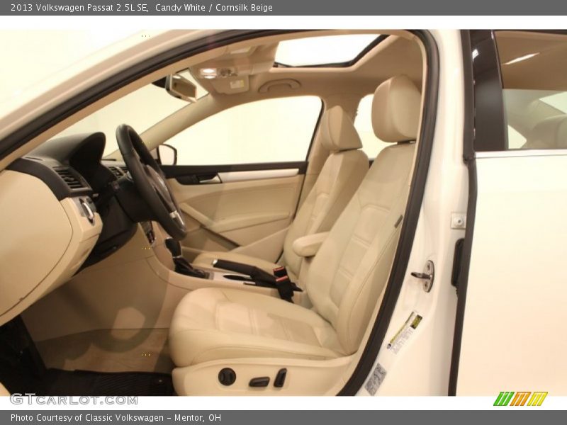  2013 Passat 2.5L SE Cornsilk Beige Interior