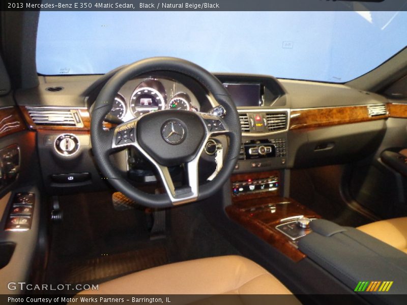 Black / Natural Beige/Black 2013 Mercedes-Benz E 350 4Matic Sedan