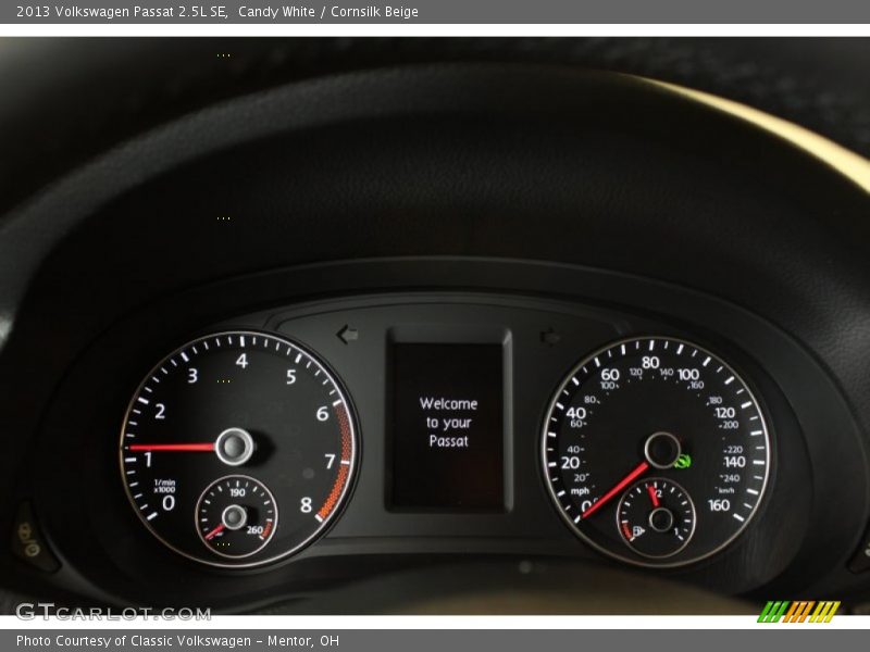  2013 Passat 2.5L SE 2.5L SE Gauges