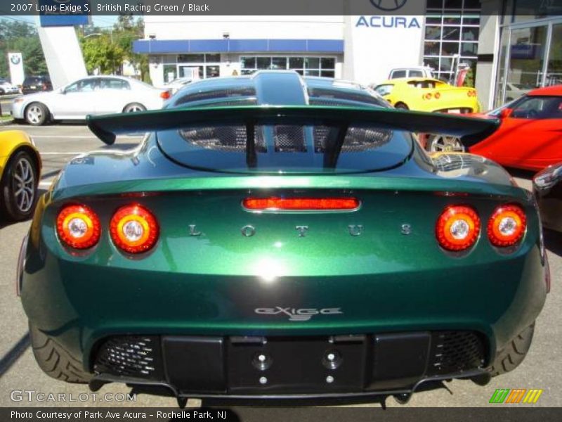 British Racing Green / Black 2007 Lotus Exige S