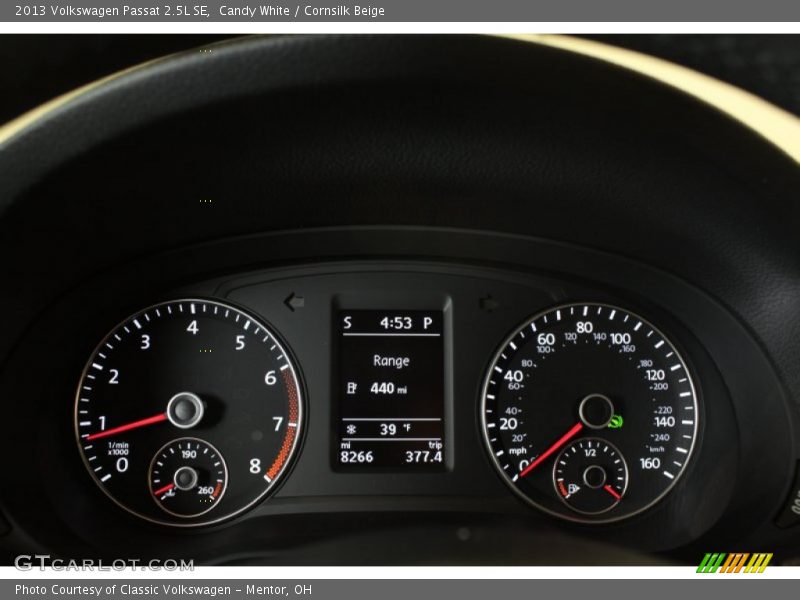  2013 Passat 2.5L SE 2.5L SE Gauges
