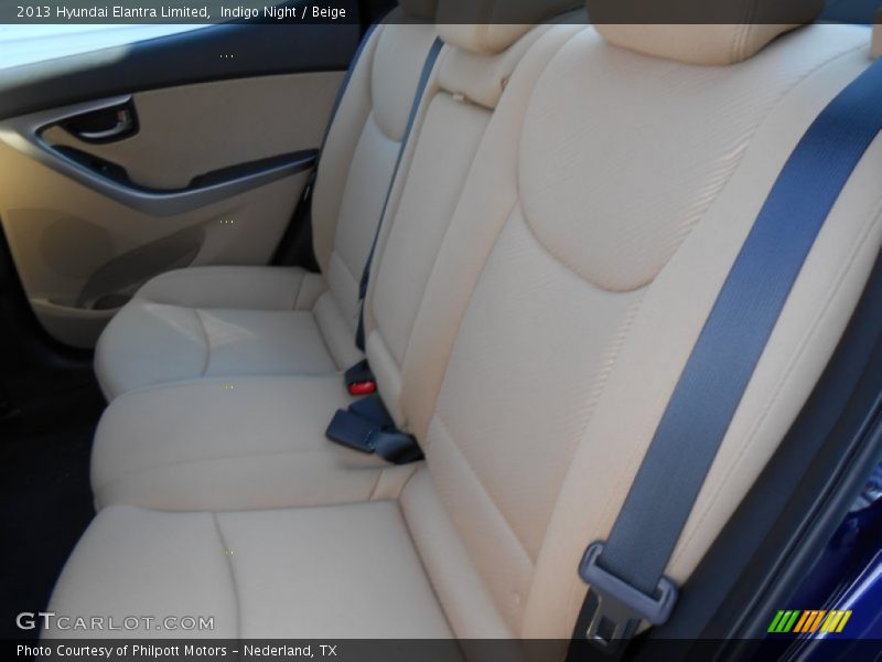 Indigo Night / Beige 2013 Hyundai Elantra Limited