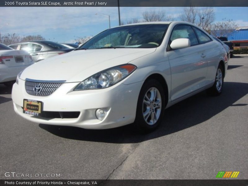 Arctic Frost Pearl / Ivory 2006 Toyota Solara SLE Coupe