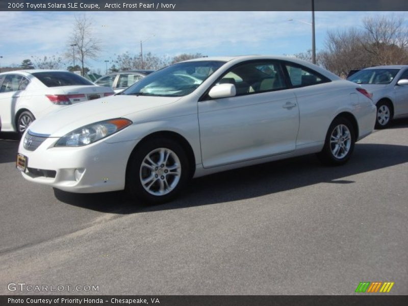 Arctic Frost Pearl / Ivory 2006 Toyota Solara SLE Coupe