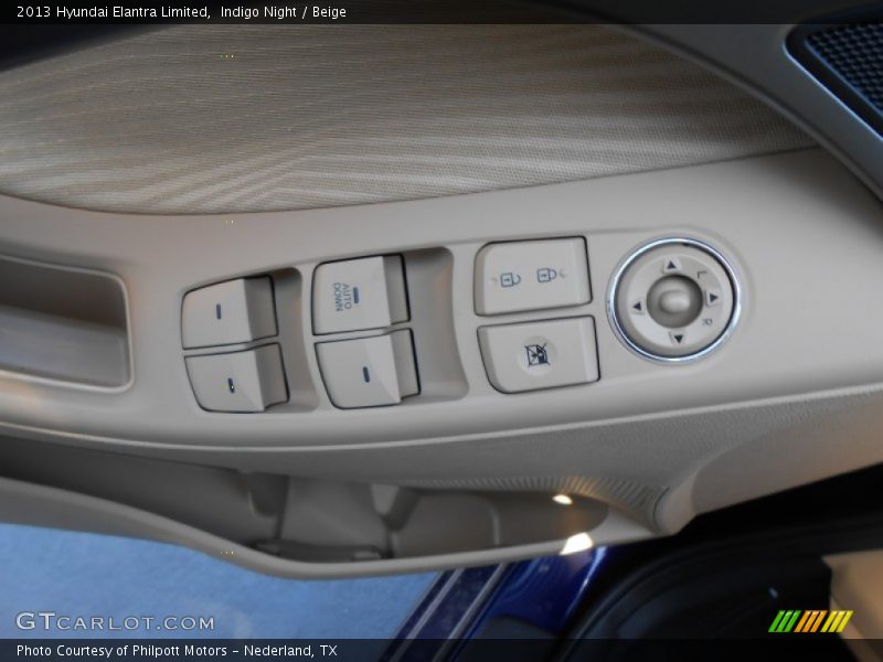 Indigo Night / Beige 2013 Hyundai Elantra Limited