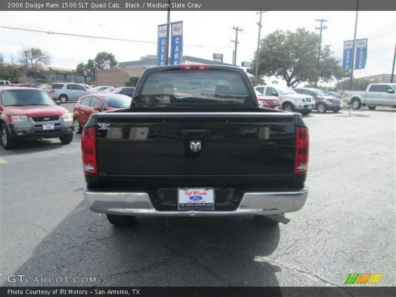 Black / Medium Slate Gray 2006 Dodge Ram 1500 SLT Quad Cab