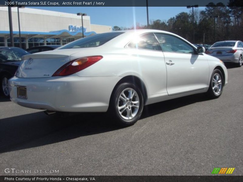 Arctic Frost Pearl / Ivory 2006 Toyota Solara SLE Coupe