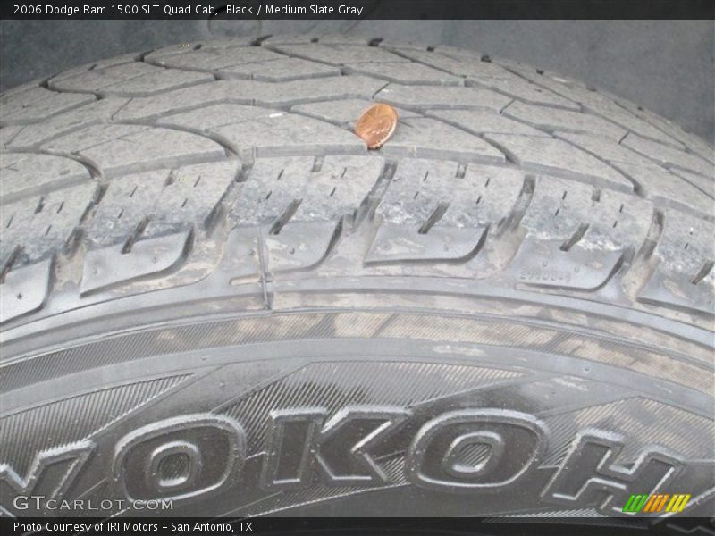 Black / Medium Slate Gray 2006 Dodge Ram 1500 SLT Quad Cab