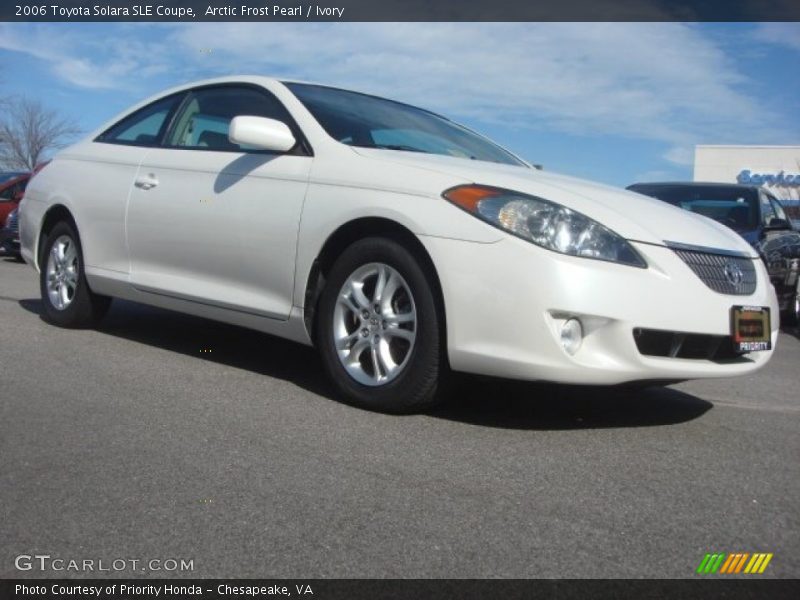 Arctic Frost Pearl / Ivory 2006 Toyota Solara SLE Coupe