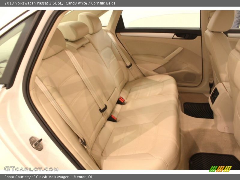 Rear Seat of 2013 Passat 2.5L SE