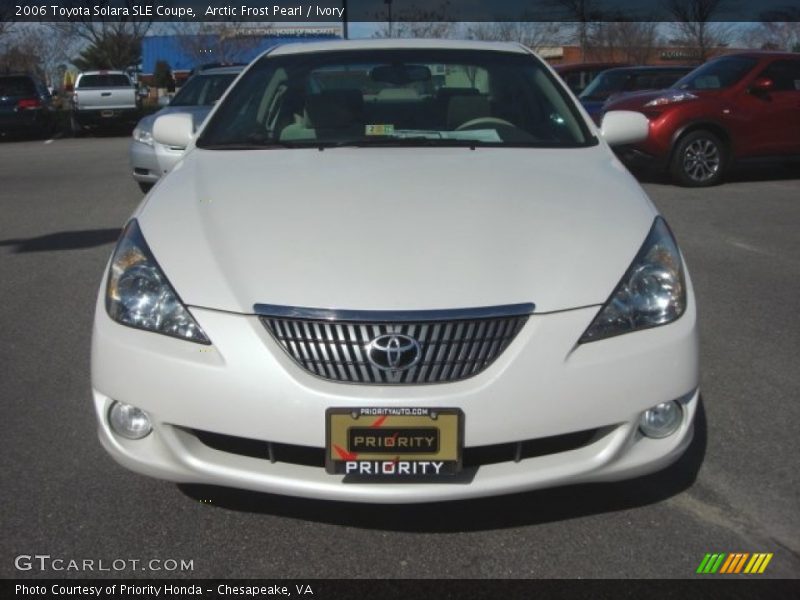 Arctic Frost Pearl / Ivory 2006 Toyota Solara SLE Coupe