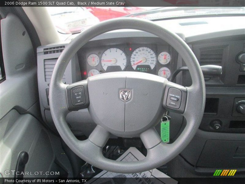 Black / Medium Slate Gray 2006 Dodge Ram 1500 SLT Quad Cab