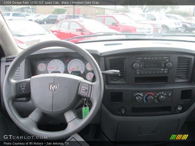 Black / Medium Slate Gray 2006 Dodge Ram 1500 SLT Quad Cab