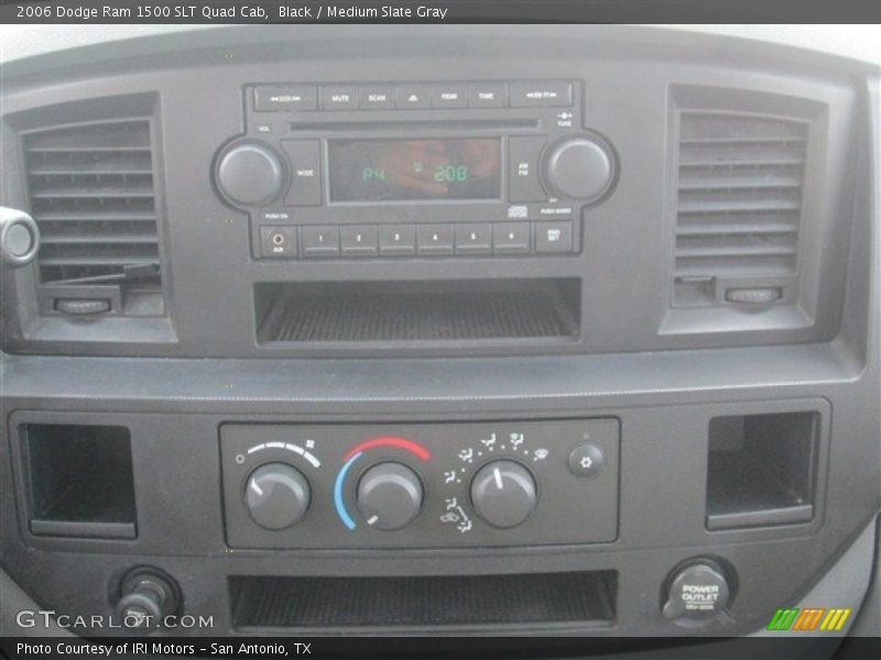 Black / Medium Slate Gray 2006 Dodge Ram 1500 SLT Quad Cab