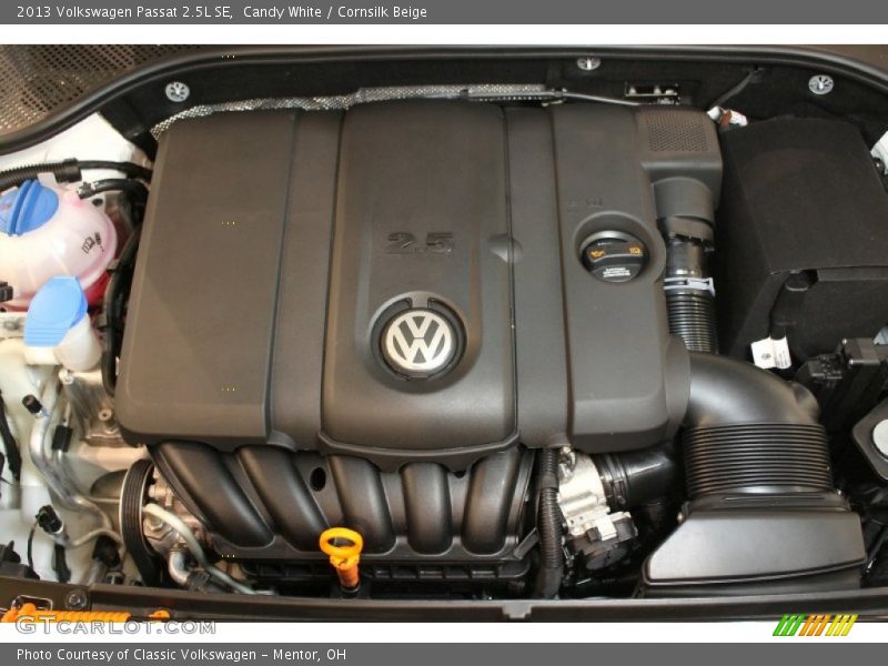  2013 Passat 2.5L SE Engine - 2.5 Liter DOHC 20-Valve 5 Cylinder