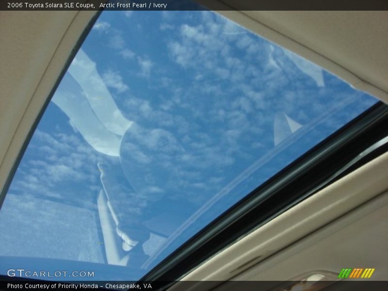 Arctic Frost Pearl / Ivory 2006 Toyota Solara SLE Coupe