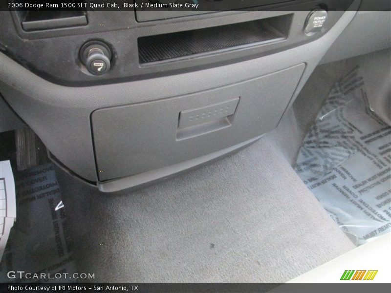 Black / Medium Slate Gray 2006 Dodge Ram 1500 SLT Quad Cab