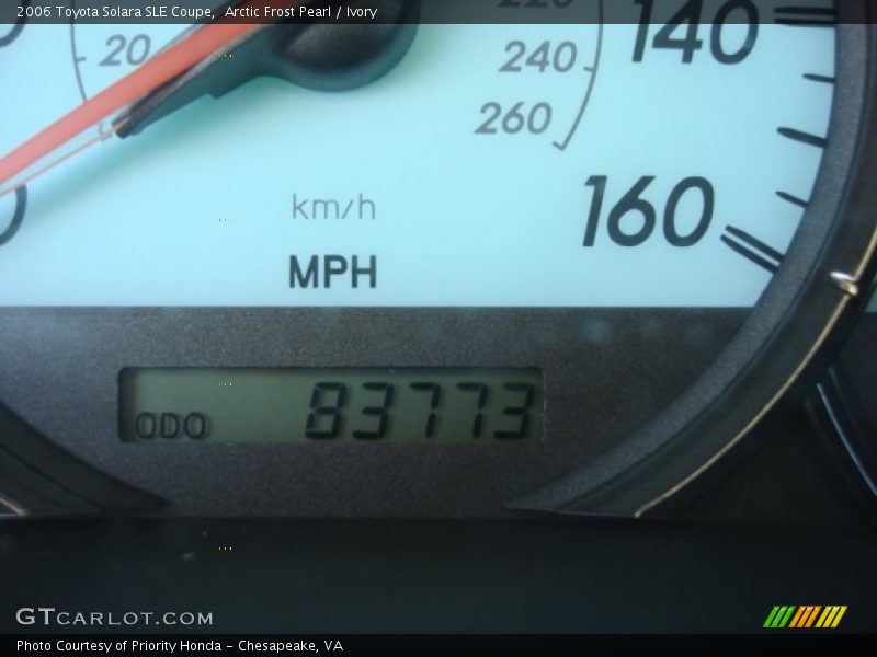 Arctic Frost Pearl / Ivory 2006 Toyota Solara SLE Coupe