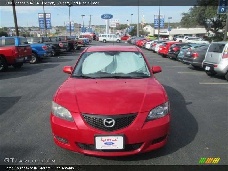 Velocity Red Mica / Black 2006 Mazda MAZDA3 i Sedan