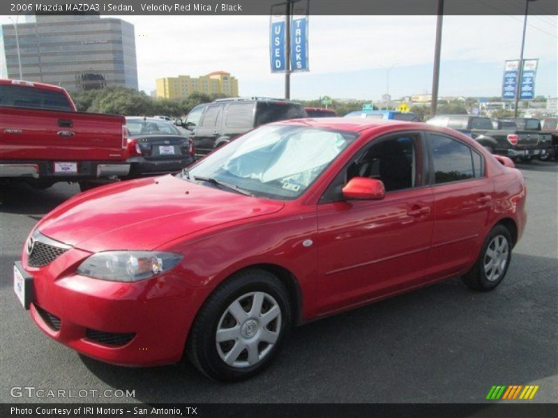 Velocity Red Mica / Black 2006 Mazda MAZDA3 i Sedan