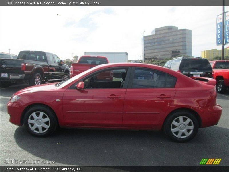 Velocity Red Mica / Black 2006 Mazda MAZDA3 i Sedan