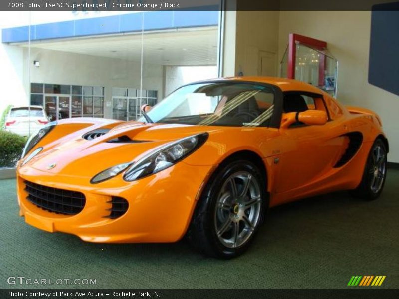 Chrome Orange / Black 2008 Lotus Elise SC Supercharged