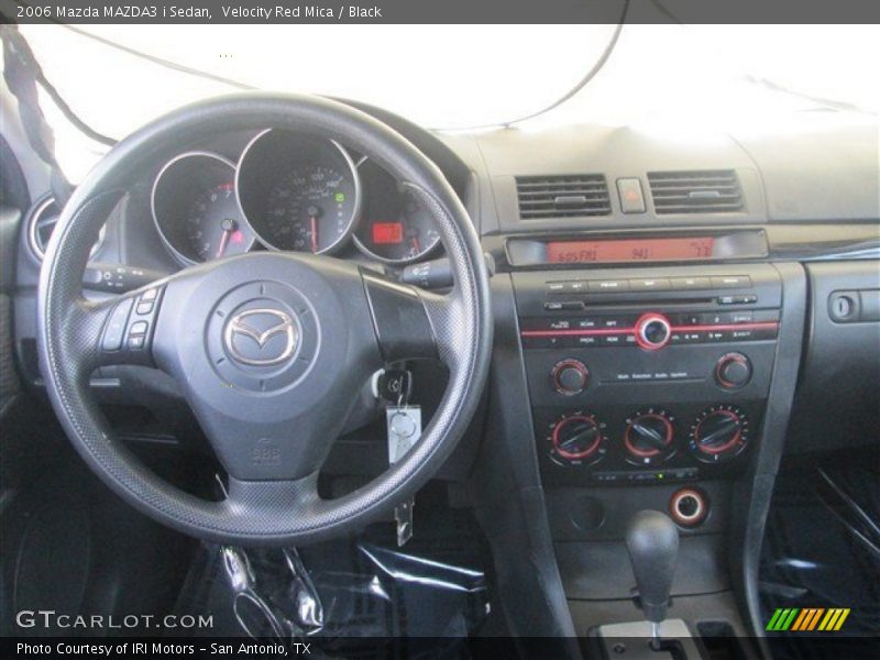 Velocity Red Mica / Black 2006 Mazda MAZDA3 i Sedan