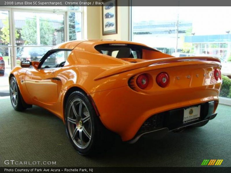 Chrome Orange / Black 2008 Lotus Elise SC Supercharged
