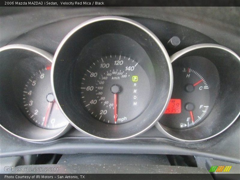 Velocity Red Mica / Black 2006 Mazda MAZDA3 i Sedan