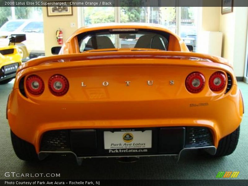 Chrome Orange / Black 2008 Lotus Elise SC Supercharged