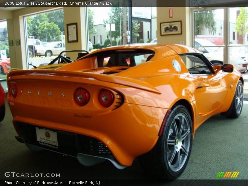 Chrome Orange / Black 2008 Lotus Elise SC Supercharged