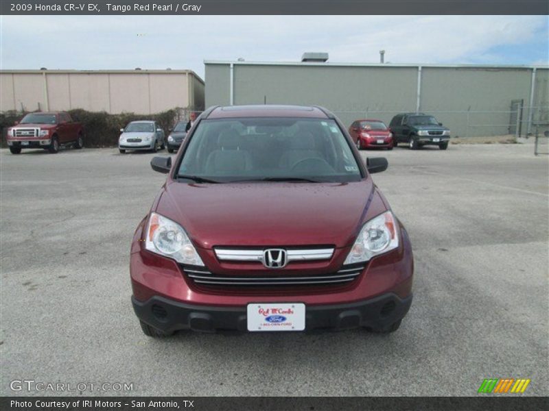 Tango Red Pearl / Gray 2009 Honda CR-V EX