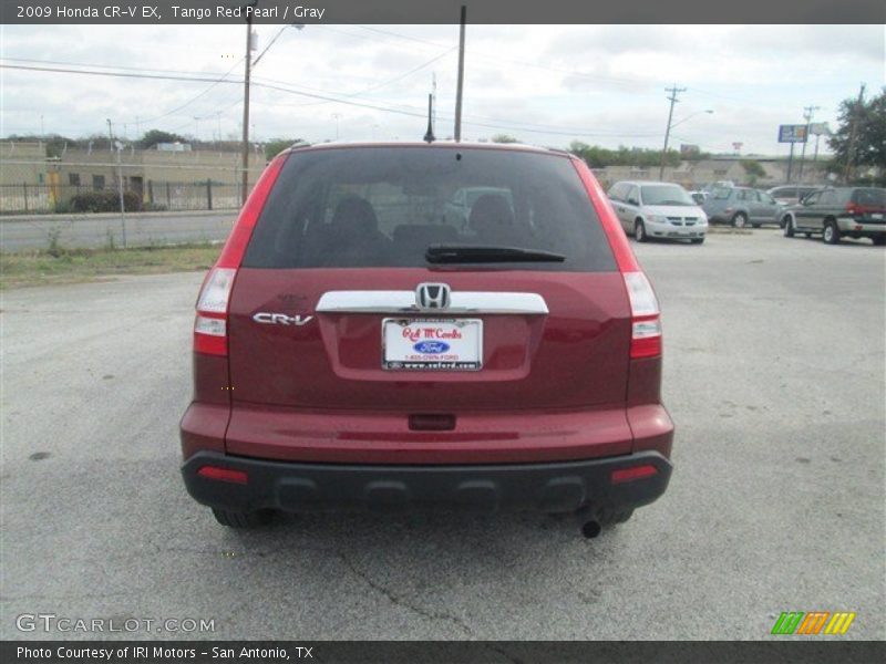 Tango Red Pearl / Gray 2009 Honda CR-V EX