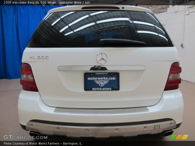 Alabaster White / Ash 2006 Mercedes-Benz ML 500 4Matic