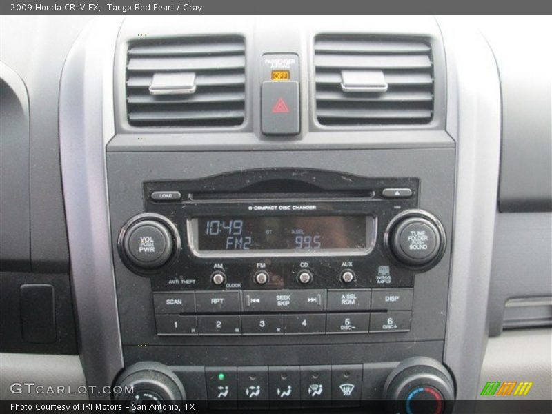 Tango Red Pearl / Gray 2009 Honda CR-V EX
