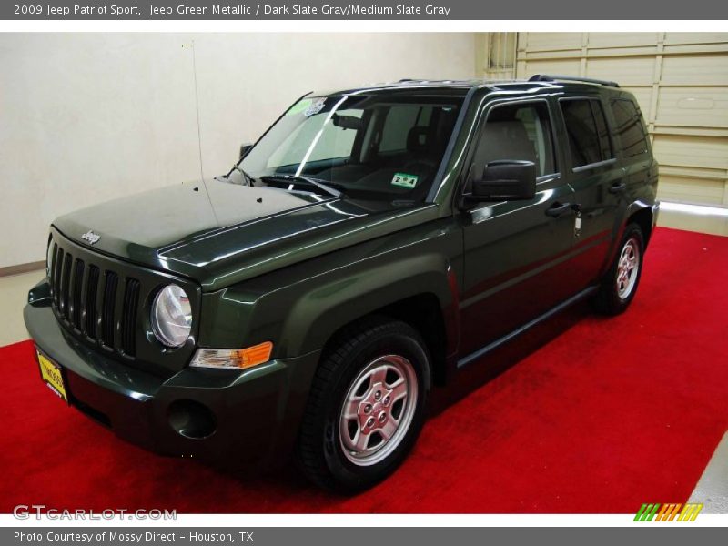 Jeep Green Metallic / Dark Slate Gray/Medium Slate Gray 2009 Jeep Patriot Sport