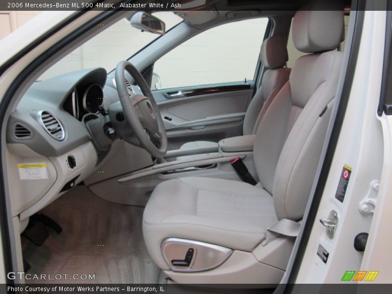  2006 ML 500 4Matic Ash Interior