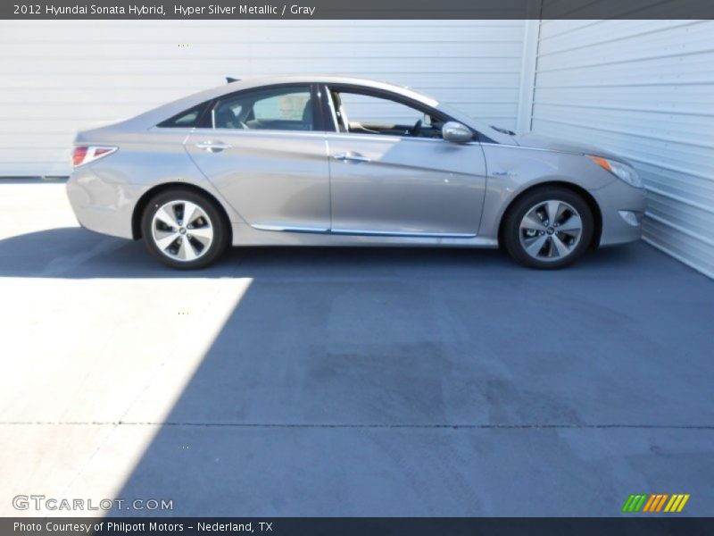 Hyper Silver Metallic / Gray 2012 Hyundai Sonata Hybrid