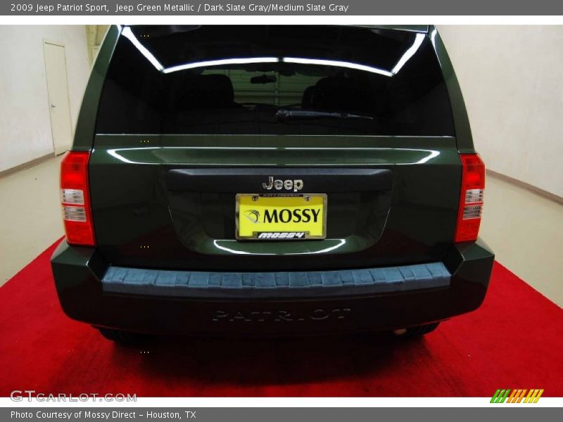 Jeep Green Metallic / Dark Slate Gray/Medium Slate Gray 2009 Jeep Patriot Sport