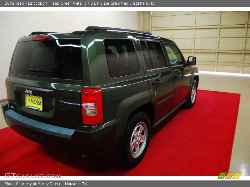 Jeep Green Metallic / Dark Slate Gray/Medium Slate Gray 2009 Jeep Patriot Sport