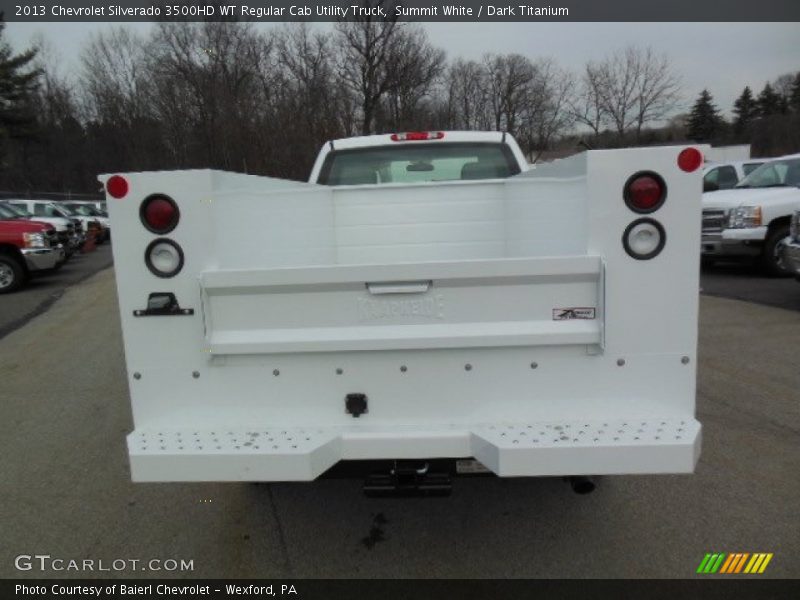 Summit White / Dark Titanium 2013 Chevrolet Silverado 3500HD WT Regular Cab Utility Truck