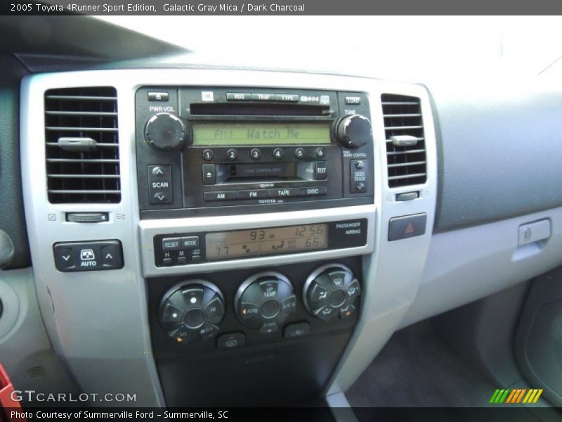 Controls of 2005 4Runner Sport Edition